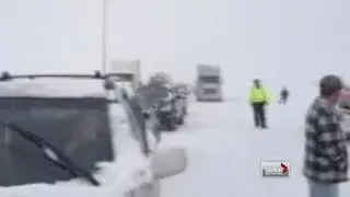 100 car pile-up in Alberta