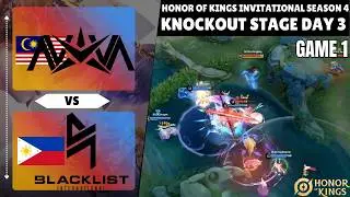 🇲🇾 Nova Esports vs Blacklist International 🇵🇭 | GAME 1 | HIGHLIGHTS | KSI4 | Knockout Stage Day 3