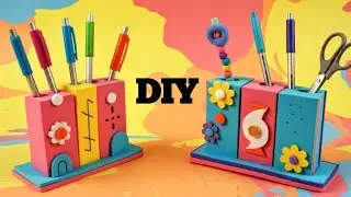 Diy Pen holder with waste material||Pen stand|Easy Pen holder with waste material|Kalpana's Gallery