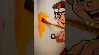 Рисование Чхота Бхима как персонажа Наруто 🤯| @darshans_art Челлендж | #наруто #шорты #арт
