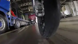Indian FTR1200RR & Yamaha R1M boarding Bluebridge Straitsman Interisland ferry New Zealand
