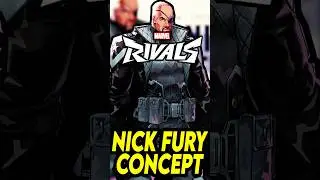 Marvel Rivals Nick Fury Character Concept Abilities Ultimate Skins #marvelrivals #nickfury