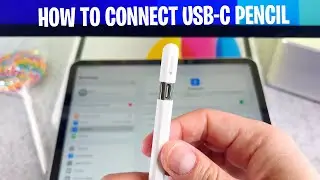 Как подключить Apple Pencil USB C к iPad 11-го поколения