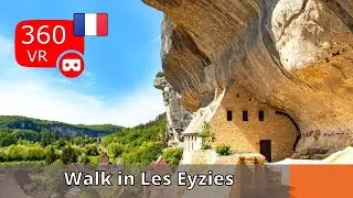 360&deg; views of France : Today a walk in Les Eyzies de Tayac Sireuil