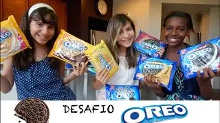 Desafio Biscoito Oreo - The Oreo Challenge | Canal Ma and Mi