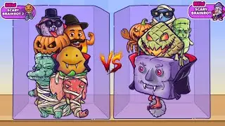 Scary brainrot vs Scary brainrot 2 // New update ‼️ // boss vs boss 