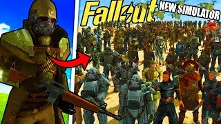 This NEW FALLOUT Battle Simulator has Every ARMY FACTION! - Gates of Hell: Fallout Mod