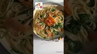 [Engfoodies LC recipe] 簡易一煲過意粉 - 煙三文魚菠菜忌廉意粉
