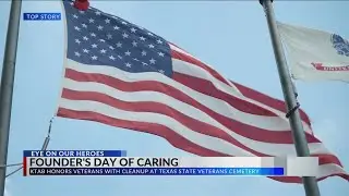 'One of the best things we can do for Veterans': KTAB/KRBC volunteers at Abilene Veterans Cemetery