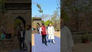 CM Devendra Fadnavis and Home Minister Amit Shah Visit Raigad Fort | रायगड किल्ला