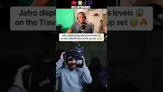 Jafro displaying ridiculous levels 😱 on the TravsPresents link up set 😳🔥