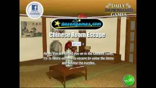 Chinese Room Escape Walkthrough.flv