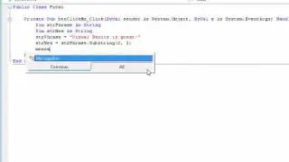 Learning VB.NET (Visual Basics) tutorial 21 - Substrings of the String class