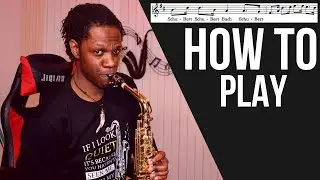 How To Play The Dotted Quavers Or Eighth  Notes On Saxophone