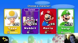 New Super Mario Bros. U Deluxe (4 Player) - First Playthrough - 1