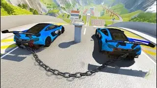 High Speed Crazy Jumps/Crashes BeamNG Drive Compilation #8 (Car Shredding Experiment)
