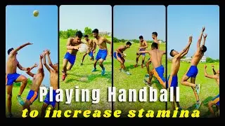 Playing Handball to Increase Stamina | West Bengal Defence Academy | #enjoy #handball #motivation