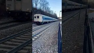😎Cool Air Brake Sounds On Train #8848, To Grand Central From Poughkeepsie! P32 #203 Is Out Back