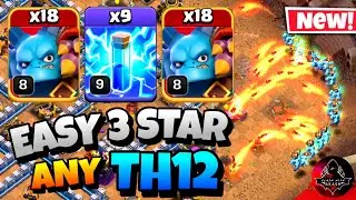 Effortless 3 Stars! TH12 Zap Quake Super Minion is the Easiest TH12 Attack Strategy in Clash of Clan