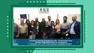 Effective Negotiation Skills for Procurement - Dec. 2017 workshop