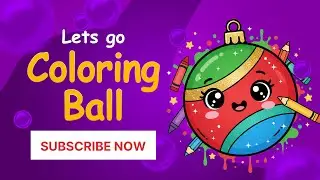 Coloring a Christmas Ball 🎄 | Easy Coloring for Kids