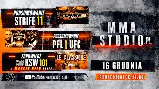 MMA STUDIO - UFC, PFL, STRIFE PODSUMOWANIE, ZAPOWIEDŹ KSW 101, DURNIAT, ZI&Oacute;ŁKOWSKI, LIZAK