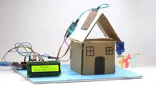 Как сделать автоматический навес для одежды на базе Arduino | Автоматизированный навес от дождя д...