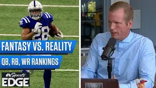 Chris Simms compares his QB, RB, WR rankings to Pat Kerrane's fantasy rankings | NFL on NBC