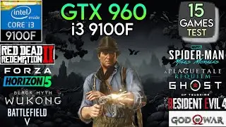 GTX 960 (2GB) + i3 9100F & 16GB Ram - Test In 15 Games In 2024 !