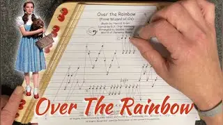 Over The Rainbow played on zither lap harp - Wizard Of Oz