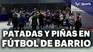 INCIDENTES y FINAL CALIENTE en F&Uacute;TBOL DE BARRIO🔥PATADAS y PI&Ntilde;AS en NIUPI vs. LA BARBER&Iacute;A - FECHA 6