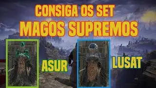 ELDEN RING COMO PEGAR OS SET DE AZUR E LUSAT OS MAIS PODEROSOS PARA MAGOS ASTROLOGOS