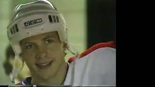 BUFFALO SABRES AT MONTREAL CANADIENS (OCTOBER 7, 1989) PRE-GAME HABS PLAYERS PRESENTATION.