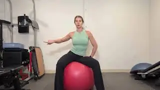 Birth Ball Hip Hikes