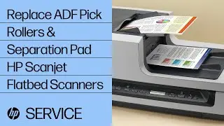 Replacing the ADF Pick Rollers and Separation Pad on HP Scanjet Flatbed Scanners with an ADF | HP