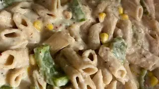 Creamy white sauce pasta without maida 😋🤤 🍝 @Bake_House_Bites