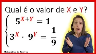 SISTEMA EQUAÇÕES EXPONENCIAIS 😳 | @matematicadatamires