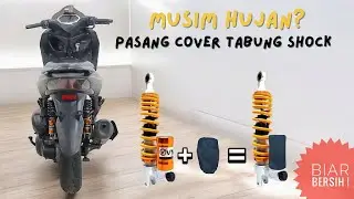 Pasang Cover Tabung Shockbreaker Motor || Variasi Cover Tabung Shock Lexi