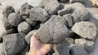 Grainy Black Charcoal Sand 🖤 Dry Floor/ Mini Tub Crumbling 😋