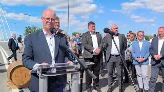 Erdély híd avatása Szatmárnémetiben