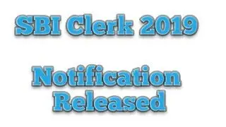 SBI Clerk 2019 Notification Details in Tamil