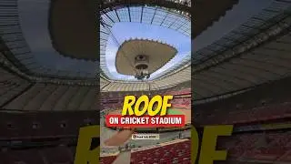 BCCI Cricket Stadium पर छत (Roof) क्यू Bana Deti Hai Barish Bachne Ke liye ? #shorts