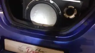 VW Beetle with Vibe Subwoofer installed - Auto Dynamic Glasgow