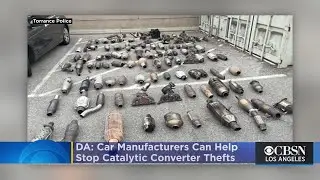 DA George Gasc&oacute;n Reaches Out To Car Manufacturers For Help In Stopping Catalytic Converter Thefts