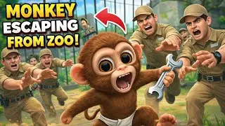 I Am Monkey Game , Gameplay in Hindi 🐒 |  Part -1 
