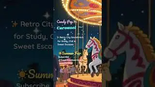 🎡 Summer Fair | Retro City Soundtrack | Candy Pop Carousel~Day 1 #summer #nostalgic #retromusic