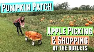 PUMPKIN PATCH AND APPLE PICKING ON LONG ISLAND, NY & SHOPPING AT THE TANGER OUTLETS