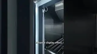 Create Stainless steel two glass door freezer#freezer #stainlesssteel #commercial #refrigerator