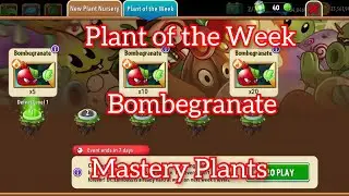 Plant of the Week,Bombegranate,Mastery Plants,Plants vs Zombies 2