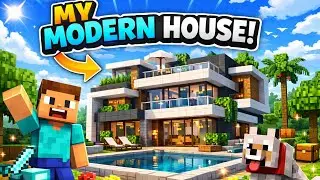 Minecraft Morden house build  #minecraft #video 